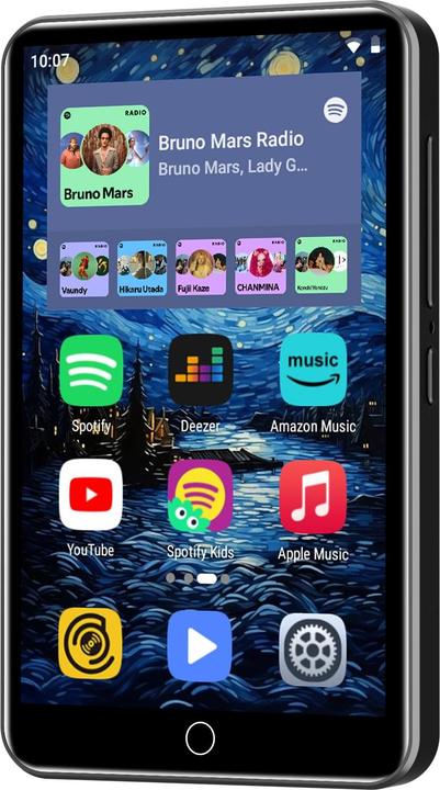 Zaqe MP3-Player M505 mit Bluetooth und Android OS (80 Go)