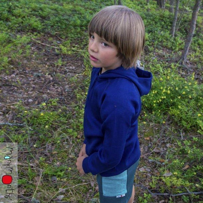 Produktbild ManyMonths Hooded Zip Cardigan - Acai Berry (3XL, 4XL, XL, XXL)