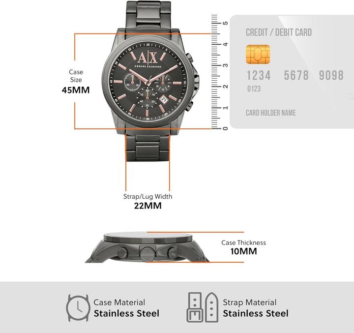 Image du produit Armani Exchange AX2086 (Chronographe, 45 mm)