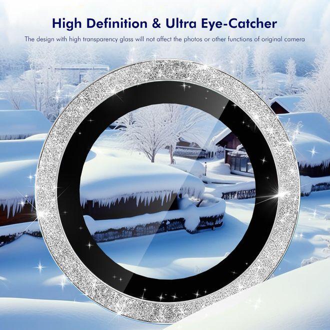 Produktbild Enkay Glitter Metall Kamera Ring (1 Stk., Apple iPhone 17 Pro, Apple iPhone 17 Pro Max)