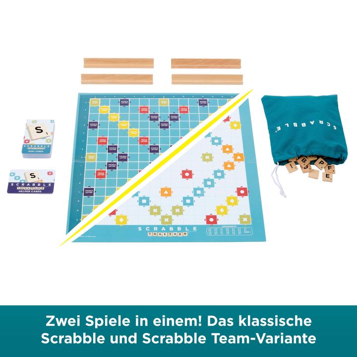 Produktbild Mattel Scrabble Core Wood (D) (Deutsch, 2 - 4 Spieler)