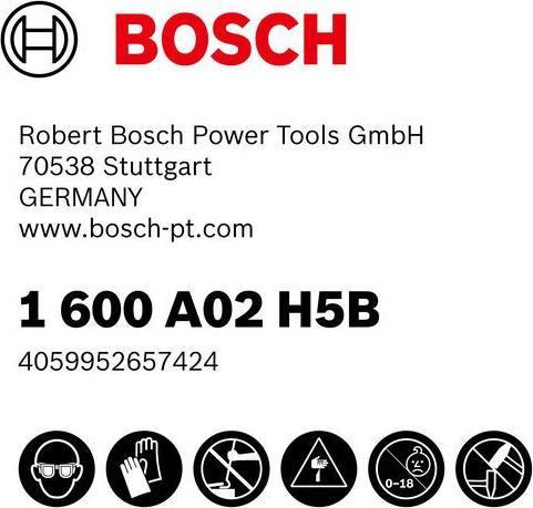Immagine prodotto Bosch Professional GWT 20 1600A02H5B Artigiano, auto, elettricista, idraulico, professionista (16 pezzi)
