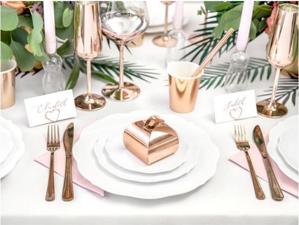 Produktbild Partydeco Geschenkschachteln Rose gold (10 Stk.)