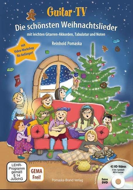 Produktbild Guitar-TV: Die schönsten Weihnachtslieder (mit DVD) (Deutsch, Reinhold Pomaska, Martina Krause, 2013)