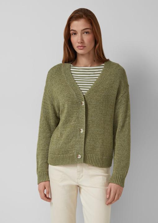 Produktbild s.Oliver Strickjacke Strickjacke im Relaxed Fit (46)