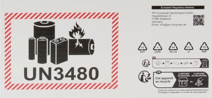 Produktbild IPC 800009-121 (3 Zellen, 3400 mAh)