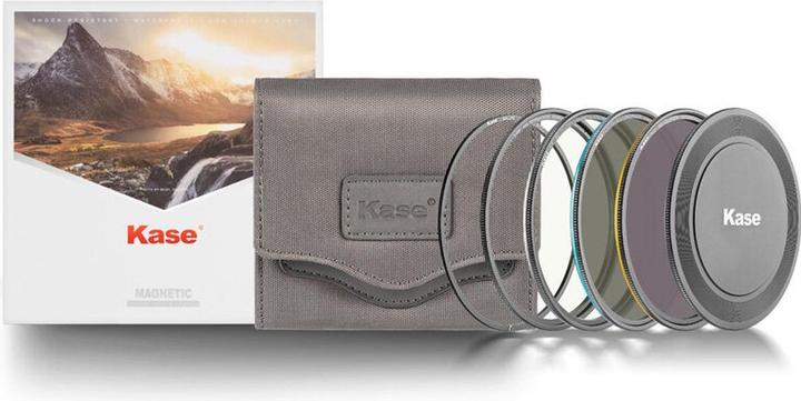 Actual product image Kase Wolverine Revolution Entry Level ND Kit (CPL/ND8/64) 72mm (72 mm, Neutral density filter, Polarizing filter)