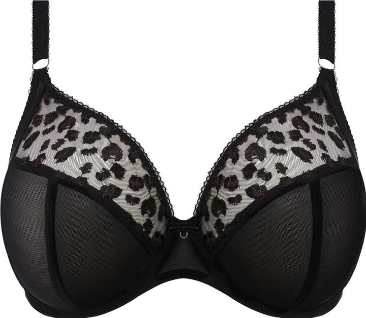 Elomi NAMRAH UW BANDLESS PLUNGE Dames Beha - JET - Maat 90H (EU) (90 H)