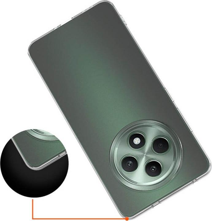 Image du produit Cover-Discount OPPO Reno12 F 5G - étui en caoutchouc silicone transparent (Oppo Reno12 F 5G)