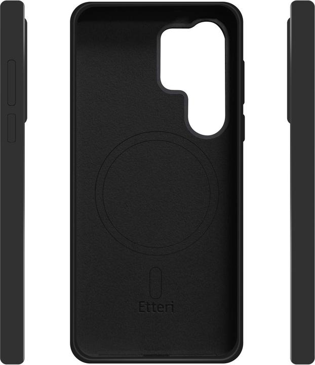 Actual product image Etteri Silicone Mag case for Samsung Galaxy S25 Ultra black (Samsung Galaxy S25 Ultra)
