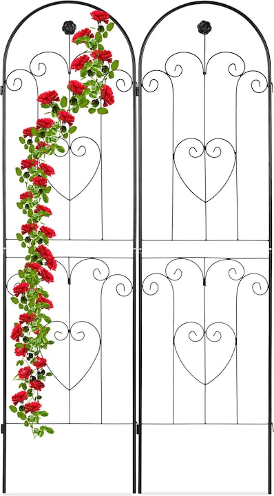 Immagine prodotto Relaxdays 2x supporti-per-rampicanti (2.50 cm, 51 cm)