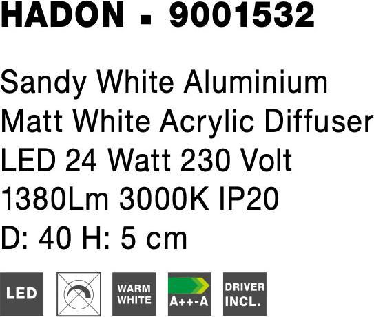 Produktbild Nova Luce Hadon (1380 lm)