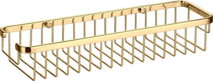 Omnires Uni Wand-Duschkorb, Goldglanz