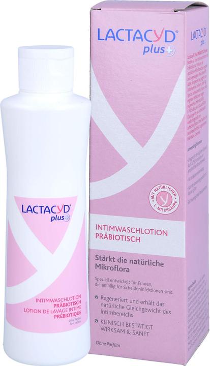 Actual product image Lactacyd Plus Präbiotisch (Intimate cream, 250 ml)