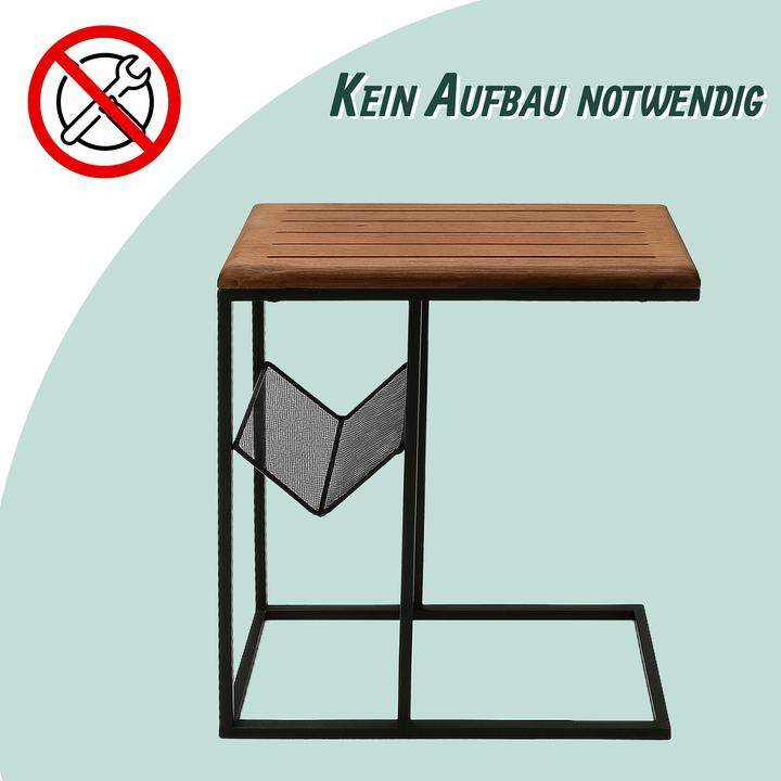 Actual product image Relaxdays Side table (30 x 51 x 63 cm)