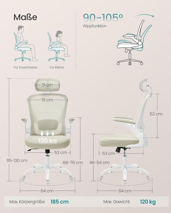 Immagine prodotto Songmics Oscar (46 - 54 cm)