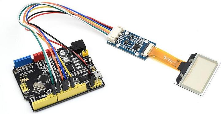 Actual product image WaveShare 1.51inch Transparent OLED Display