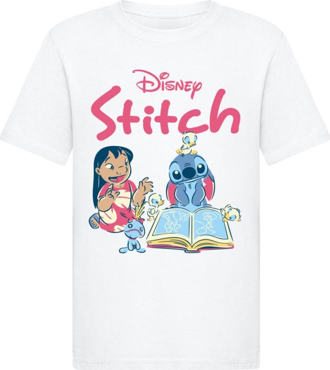 Produktbild Merchcode Lilo & Stitch Reading Time Tee - 190861 (110, 116)