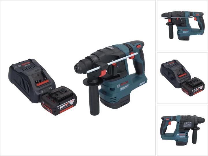 Produktbild Bosch Professional GBH 18V-22 Professional Akku Bohrhammer 18 V 1,9 J SDS Plus Brushless + 1x Akku 5,0 Ah +