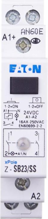 Actual product image Eaton Impulse switch top-hat rail Z-SB23/SS 2 NO contacts 16 A 1 pc.