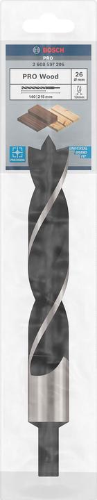 Actual product image Bosch Professional Zubehör PRO Wood Wood twist drill, 26 x 160 x 215 mm (26 mm)