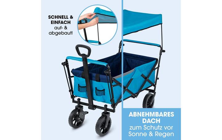 Produktbild Easymaxx Bollerwagen Blau
