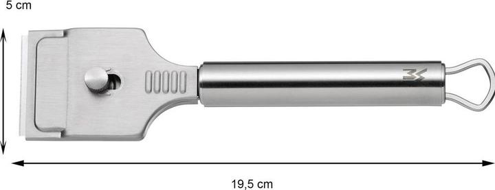 Produktbild WMF Kochfeldschaber 19,5 x 5cm Glaskeramik-Schaber Profi Plus Edelstahl (1 Stk.)