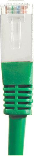 Actual product image Exertis Connect Patch cable S/FTP, PiMF, CAT.6, green, 2.0 m Patch cable with particularly narrow bend protection (S/FTP, CAT6, 2 m)