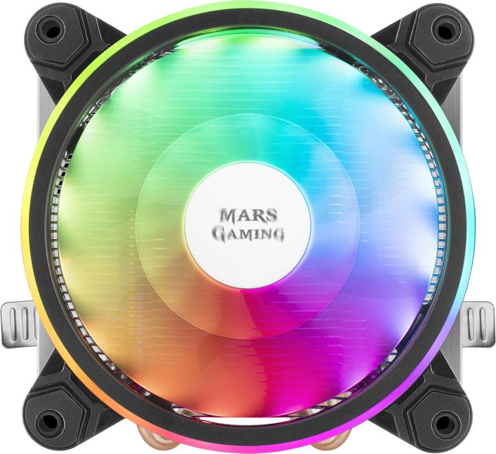 Produktbild Mars Gaming MCPU220 CPU Heatsink TDP Dual ARGB PWM Silent Black (120 mm)