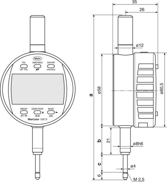 Produktbild Mahr Digitale Messuhr Ablesung 0,0005 mm