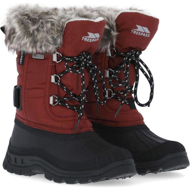 Trespass, Jungen, Boots + Stiefel, LANCHE Kinder Winterstiefel, Rot, (29)