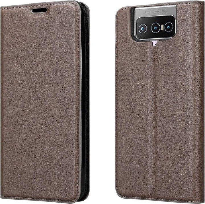 Actual product image Cadorabo Book Invisible Magnet Cover (Asus Zenfone 7 Pro)