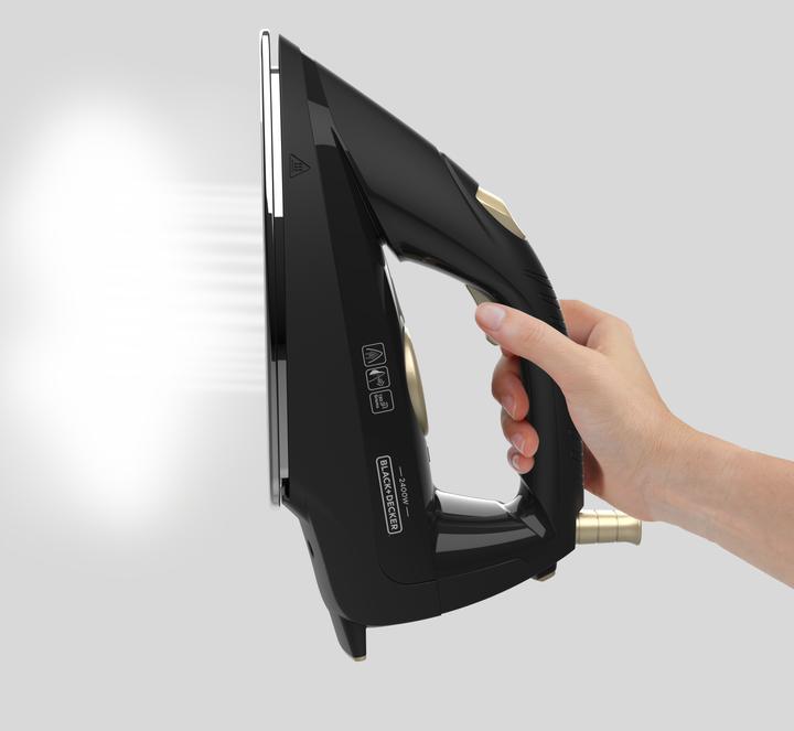 Actual product image Black & Decker Steam Ironing Station Black+Decker BXSS2400E (2400W) (2400 W, 130 g/min)