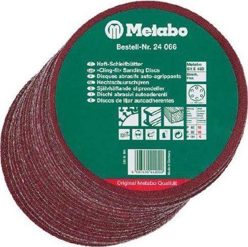 Actual product image Metabo 25 adhesive sanding sheets (120, 60, 80)