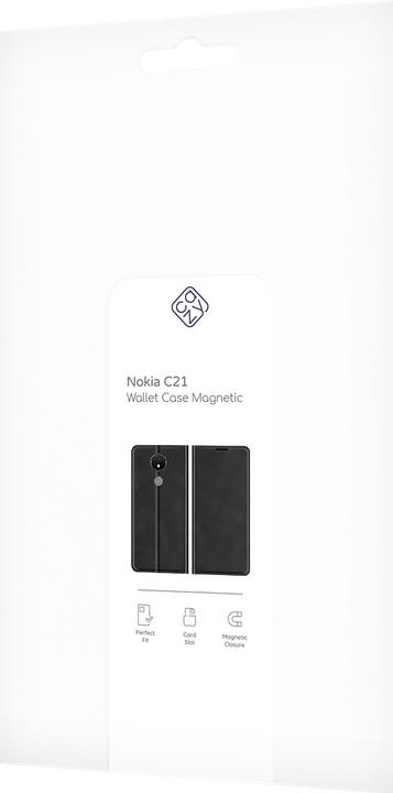 Produktbild Cazy Book Case Kompatibel mit Nokia C21 - Hülle klappbar Magnetisch Kunstleder - (Nokia C21)