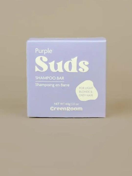 Actual product image Green Room Suds Colour Correction Purple (480 ml, Solid shampoo, Silver shampoo)