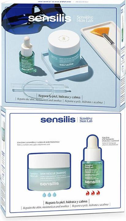 Image du produit Sensilis Skin Rescue Barrier Repair Cream Set 2 Pieces - 50ml Each (Kit de soins du visage)