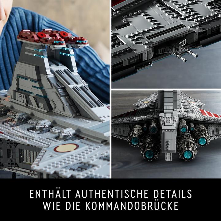 Productafbeelding LEGO Star Wars UCS Venator-klasse Republikeinse Aanvalskruiser (75367, LEGO Star Wars, LEGO Zeldzame Sets)