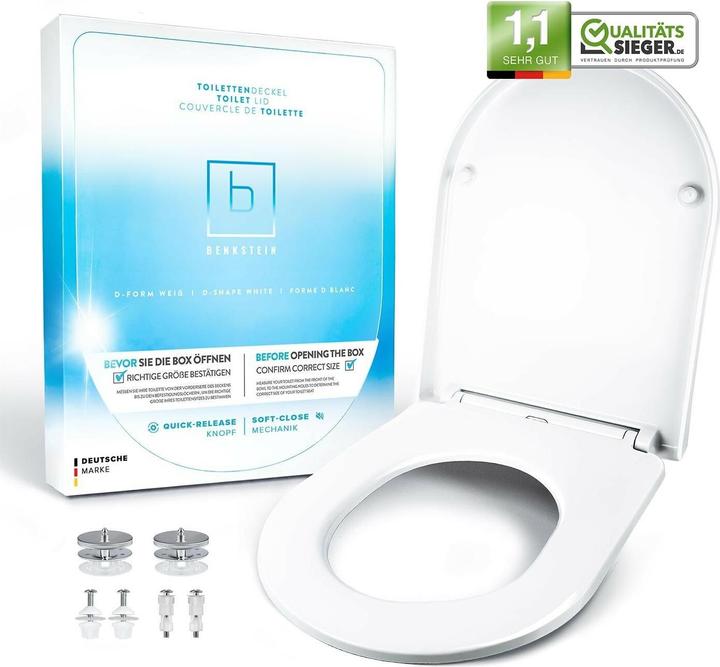 Produktbild Benkstein Toilettensitz D-Form