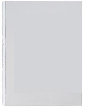 Produktbild Rexel HETZEL Prospekthülle Economic, A6, PP, genarbt, 0,075 mm oben offen, Lochung: 80-27-47-27, mit Lochr (A6, 50 x)