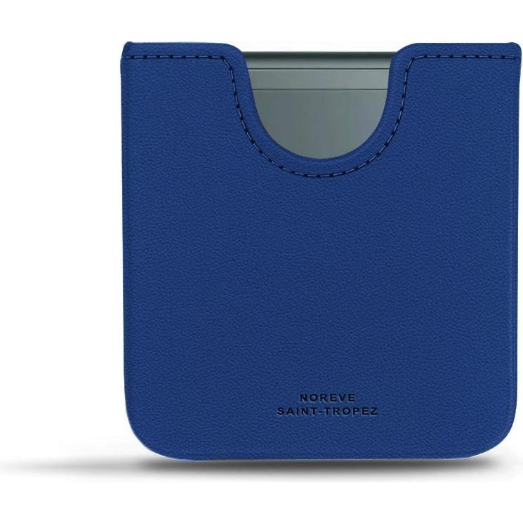 Noreve Lederschutzhülle Samsung Galaxy Z Flip3 (Samsung Galaxy Z Flip3), Smartphone Hülle, Blau
