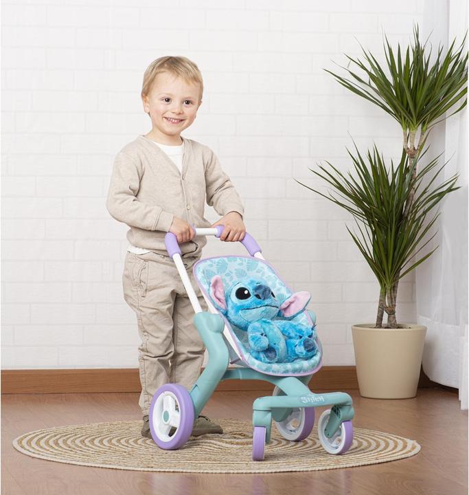 Image du produit Smoby Poussette de poupée Stitch + peluche