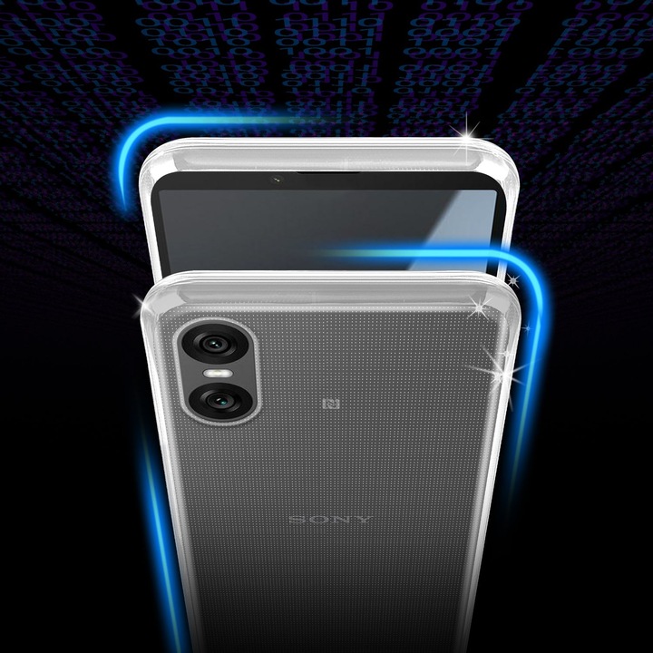 Actual product image Cadorabo Bumper Case for Sony Xperia 10 VI TPU Ultra Slim AIR (Sony Xperia 10 VI)