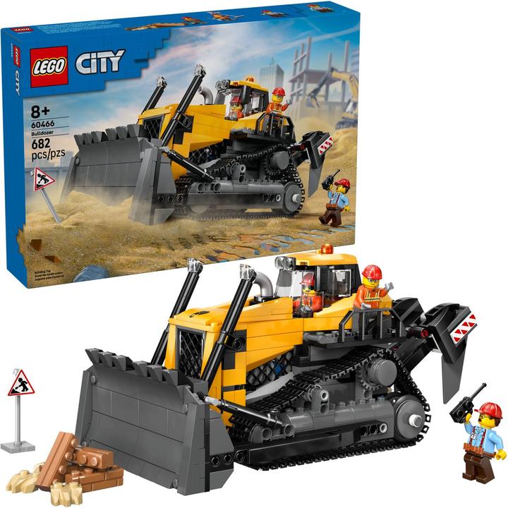 Actual product image LEGO Fuer starke Kids – City Bulldozer mit Power - 60466 NEU! Teile 682x (60466)