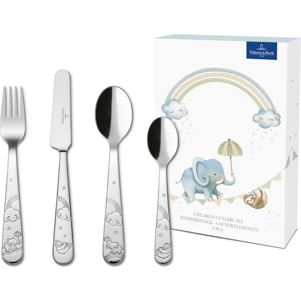 Thumbnail - Villeroy & Boch, Kindergeschirr + Kinderbesteck, Kinderbesteck 4tlg. Walk like an Elephant
