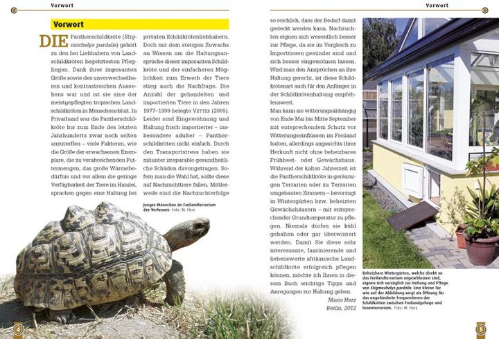 Produktbild Die Pantherschildkröte (Deutsch, Mario Herz, 2021)