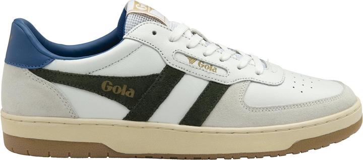 Kaki foncé, Saphir, Blanc