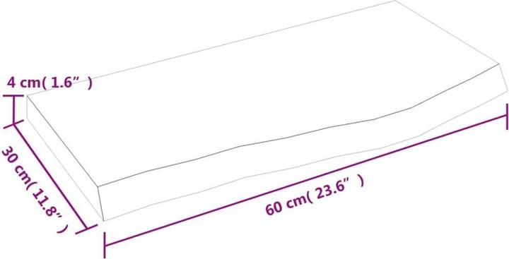 Immagine prodotto vidaXL Lian (60 x 30 x 4 cm)
