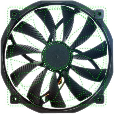 Actual product image Scythe Glide Stream (140 mm, 1 x)