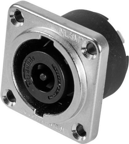 Actual product image Neutrik Speakon panel jack 8-pin NL8MPRXX